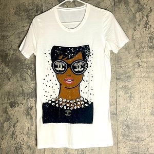 CC Beauty Sequin T-shirt